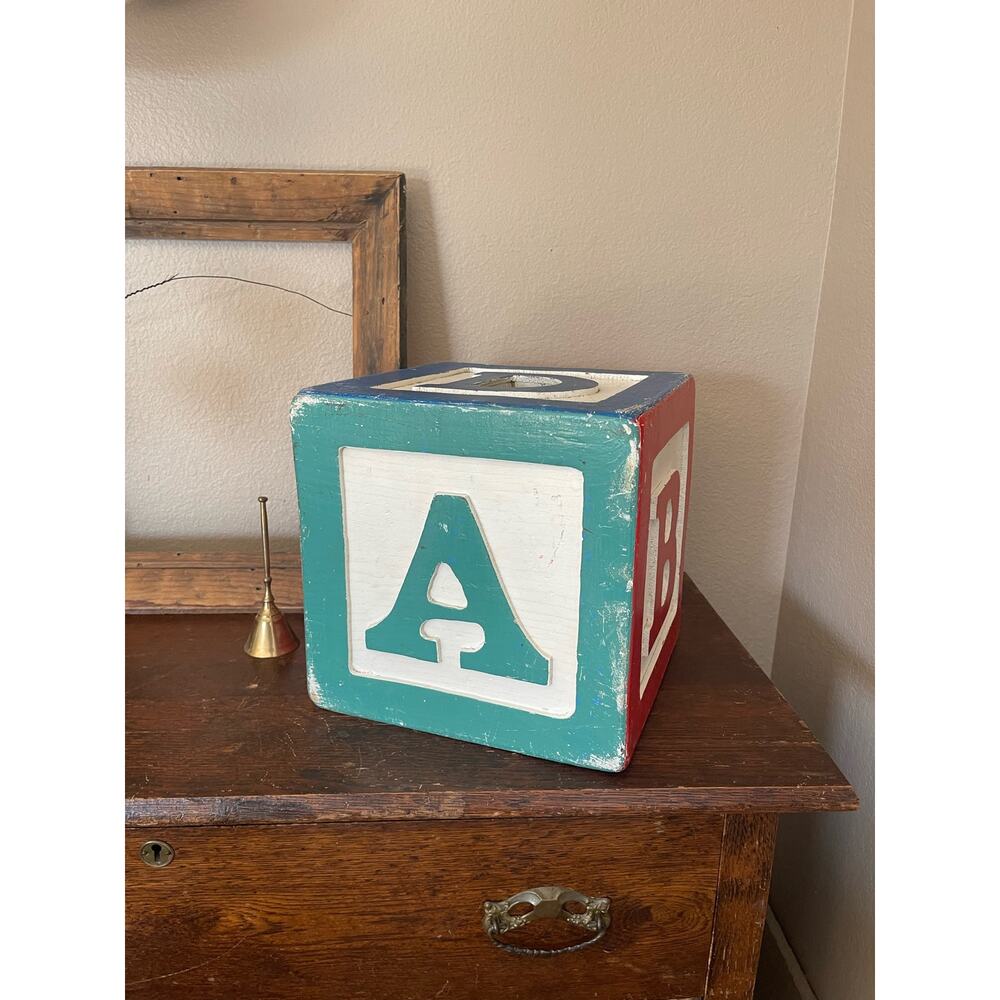 Big Vintage Block Letters | Primary Color ABC's